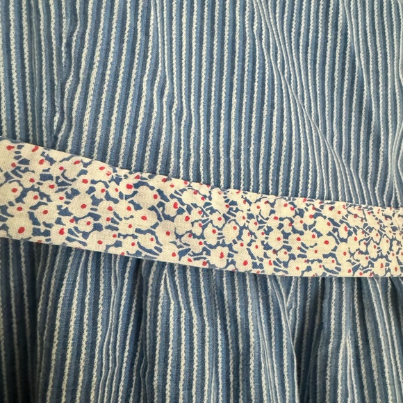 Vintage blue and white dress - Picture 6 of 9